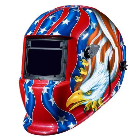 POWERWELD PowerWeld Professional Series ADF Welding Helmet, American Eagle PWH9855G5